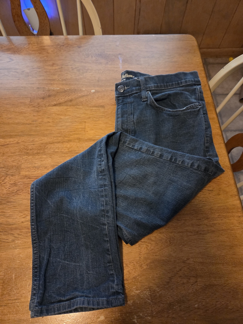 Men's Slim Dark Blue Jeans - Slim Fit Denim
